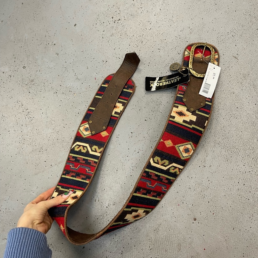 Leatherock Multicolor Patterned Strap